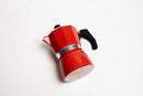 Coffee Culture Stove Top Coffee Maker 3 Cup - Red