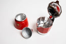 Coffee Culture Stove Top Coffee Maker 3 Cup - Red