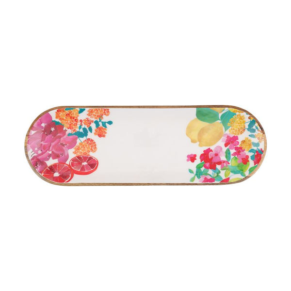 Maxwell & Williams Capri Oblong Tray Wood Enamel Finish - 60x20cm
