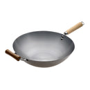 Pyrolux Wok With Long Wood & Helper Handle 36cm