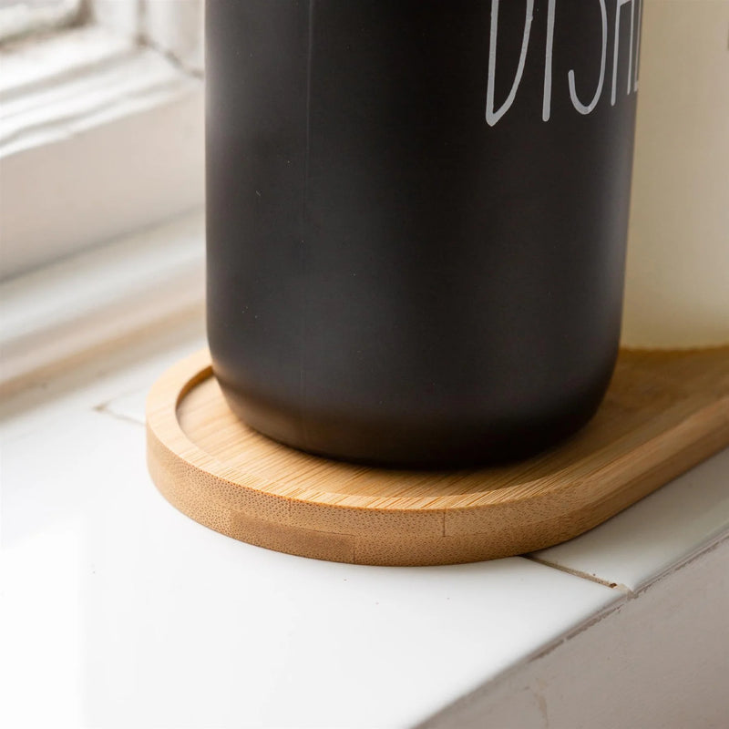 Soap Dispenser Dish - Bamboo