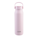 Oasis Ceramic Lined Stainless Steel Double Wall Insulated Sorrento Sipper Bottle 900ml - Pink Lemonade