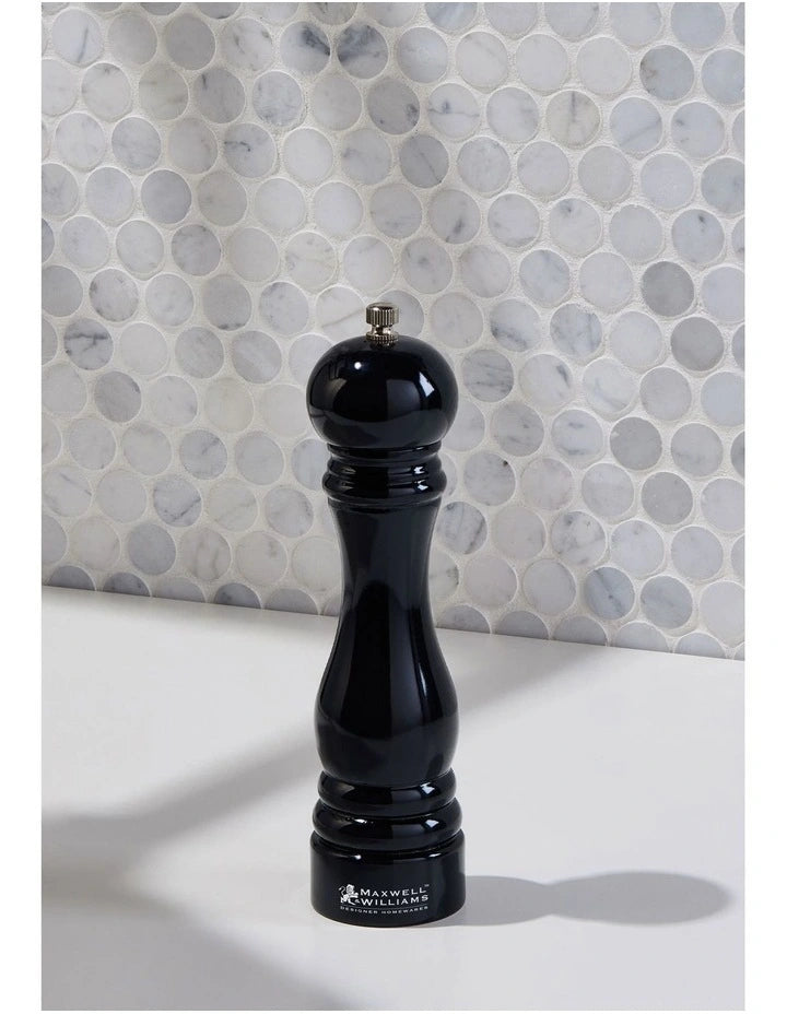 Maxwell & Williams Seasons Salt/Pepper Mill 21cm - Black - Gift Boxed