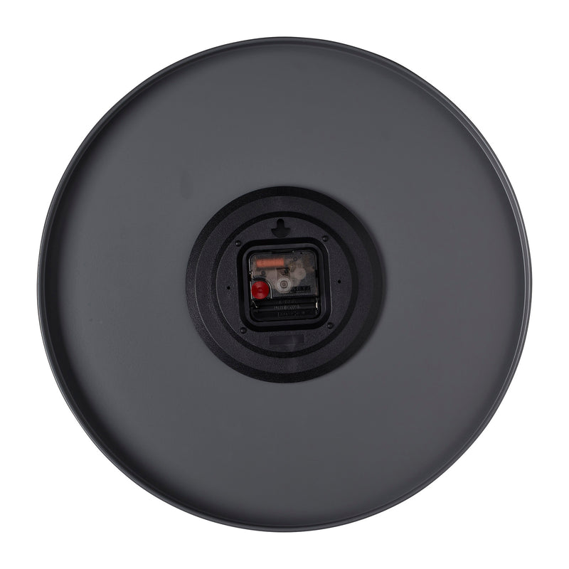 KATELYN Charcoal Metal Wall Clock Grey - 60cm