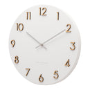 KATELYN White Metal Wall Clock White - 40cm