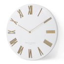 FREDERICK Metal Wall Clock White - 40cm