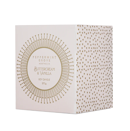 Peppermint Grove Australia Large Candle 370g - Buttercream & Vanilla