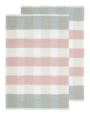 Ladelle  Bailie Terry Pink 2pk Kitchen Towel Set - 43x65cm