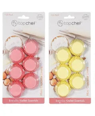 Top Chef Mini Cupcake Liners - Pack of 120 - 4.2x3x2cm