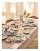 Maxwell & Williams Poppy Love Ceramic Round Cork Back Coaster - 10cm - Pink