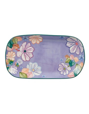 Maxwell & Williams Poppy Love Oblong Platter 40x22.5cm - Gift Boxed