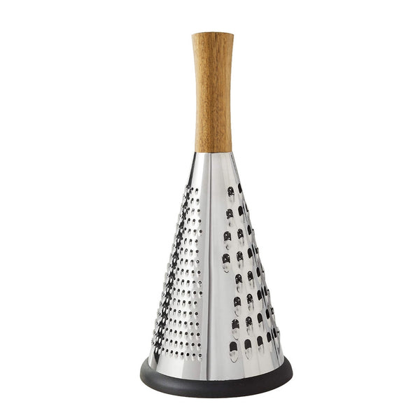 Avanti Conical Grater - 3 Sided - Stainless Steel & Beachwood Handle - 27cm