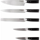 KitchenAid Gourmet 5pc Birch Wood Knife Block Set With Built-In Sharpener