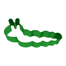 Cookie Cutter - Caterpillar 11.4 cm - Green