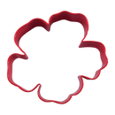 Cookie Cutter - Hibiscus Flower Red - 9cm