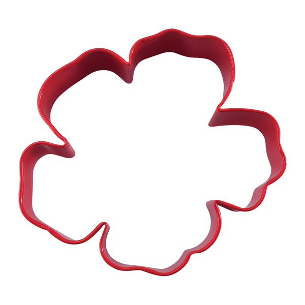 Cookie Cutter - Hibiscus Flower Red - 9cm