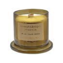 Le Desire Aromatherapie Florale Soy Candle With Glass Dome Lid & Timber Wick - Black Orchid - 283gr