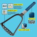 Tasty 2-in-1 Potato Masher/Spaghetti Spoon