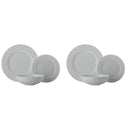 2x Maxwell & Williams Cashmere Villa Rim Dinner Set 12pc Gift Boxed