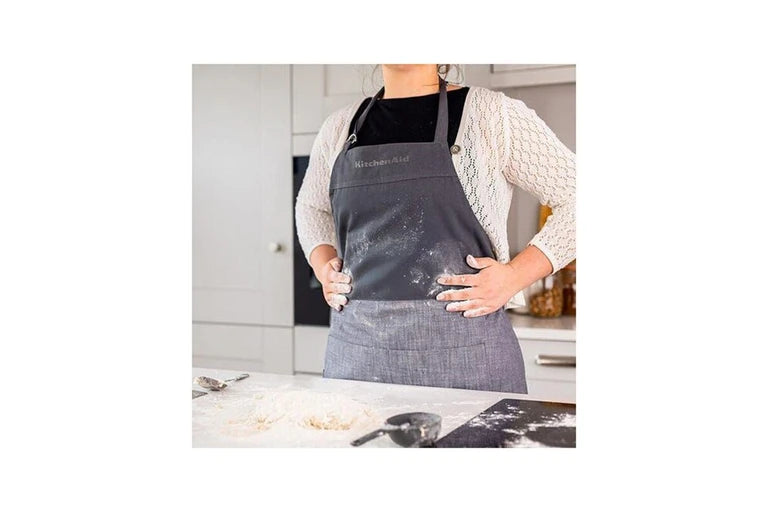 KitchenAid Cotton Apron - Charcoal Grey 71x88cm