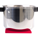 Appetito Silicone Square Trivet 17.3x17.3cm - Red