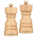 Cole & Mason London Salt and Pepper Mill Gift Set - Natural Beech - 13cm