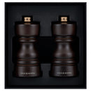 Cole & Mason London Salt and Pepper Mill Gift Set - Chocolate Wood - 13cm