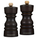 Cole & Mason London Salt and Pepper Mill Gift Set - Chocolate Wood - 13cm