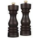 Cole & Mason London Salt and Pepper Mill Gift Set - Chocolate Wood - 18cm