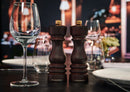 Cole & Mason London Salt and Pepper Mill Gift Set - Chocolate Wood - 18cm