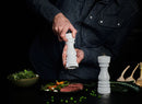 Cole & Mason London Salt and Pepper Mill Gift Set - White Gloss - 18cm