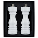 Cole & Mason London Salt and Pepper Mill Gift Set - White Gloss - 18cm