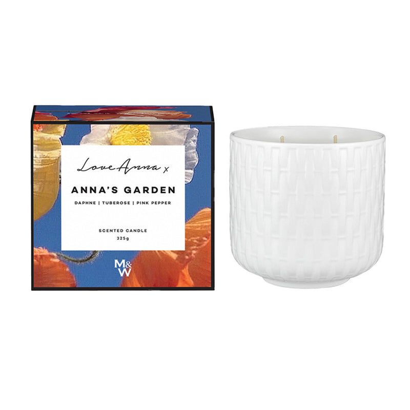 Love Anna x Scentimental Fragrance Candle 325gr - Anna's Garden - Gift Boxed