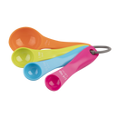 Appetito Measuring Spoons - Set of 4 - Multi-Coloured