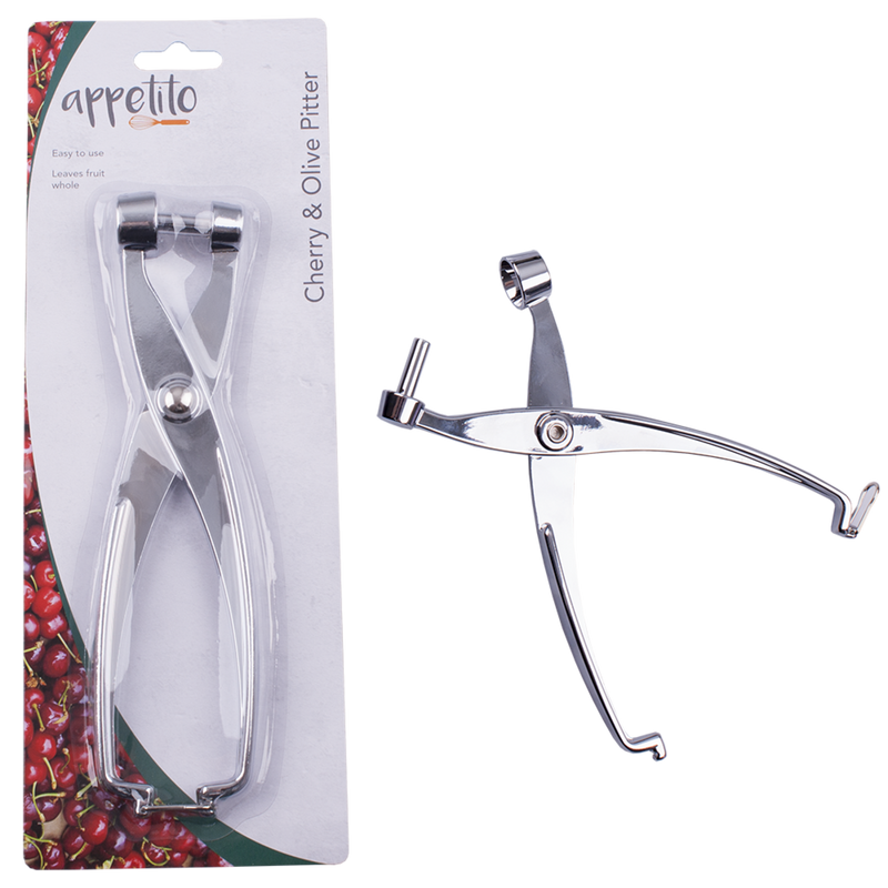 Appetito Cherry & Olive Pitter - Alloy