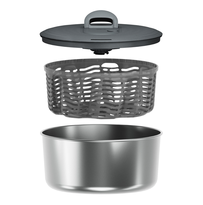 Zyliss Easy Spin Salad Spinner Large - Stainless Steel