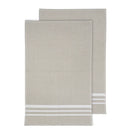 Ladelle Terry Stone 2pk Kitchen Towel Set - 45x70cm