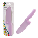 Appetito Kid's Safety Knife w/ Non-Stick Serrated Blade - Pink