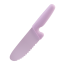 Appetito Kid's Safety Knife w/ Non-Stick Serrated Blade - Pink