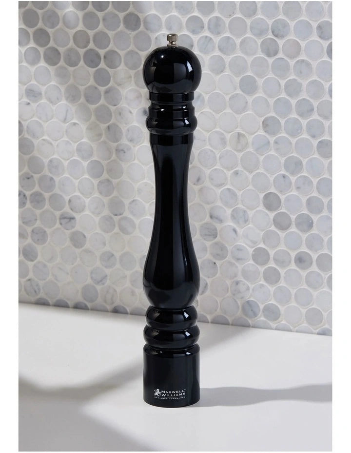 Maxwell & Williams Seasons Salt/Pepper Mill 37cm - Black - Gift Boxed