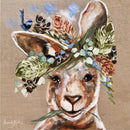 Amanda Brooks Kangaroo & Wren Trivet - 20x20cm