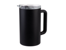 Oasis Ceramic Lined Stainless Steel Triple Wall Insulated Water Pitcher 1.5L - Black
