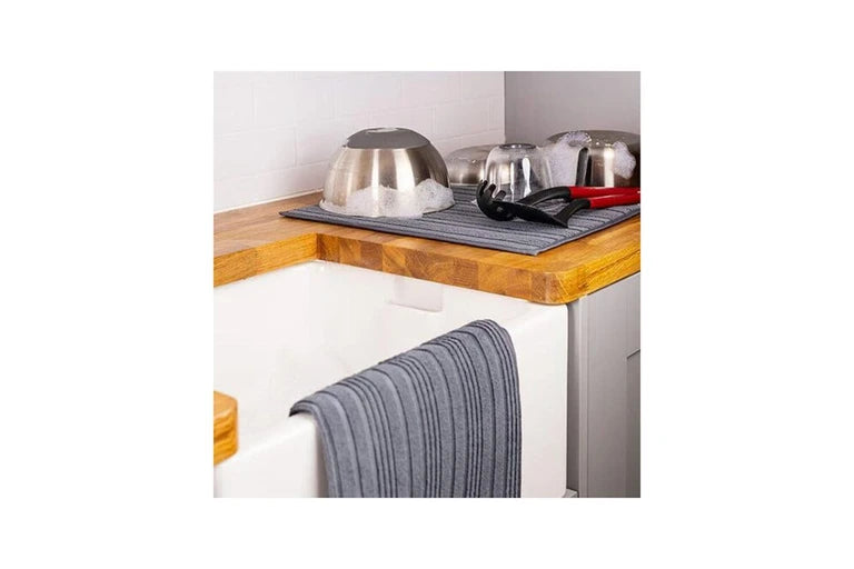 KitchenAid Reversible Drying Mats - Pack of 2 - 45x60cm - Charcoal Grey