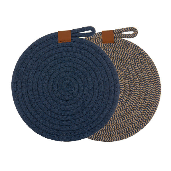 Ladelle Nash Blue Trivet Set of 2 - 22cm