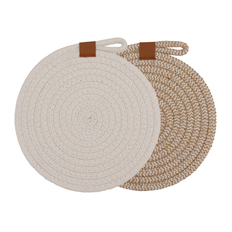 Ladelle Nash White Trivet Set of 2 - 22cm