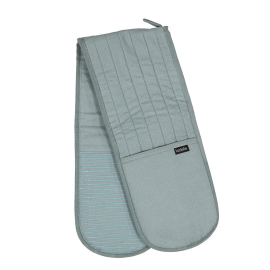 Ladelle Lennox Ice Blue Double Oven Mitt