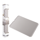 D. Line Silicone Drying Mat 43x32cm - Stone