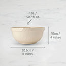 Wiltshire Mixing Bowl 20.5 x 10cm Vanilla - 1.5L