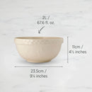 Wiltshire Mixing Bowl 23.5 x 11cm Vanilla - 2L