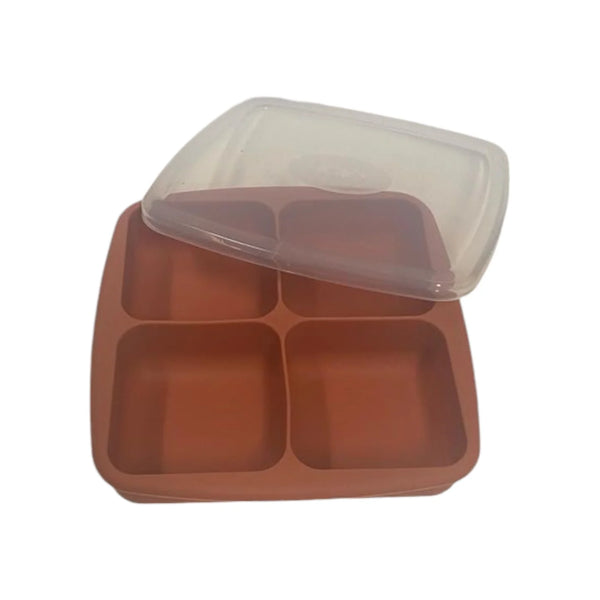Joie Silicone Portion Tray With Lid - 1/2 Cup/118ml - 4 Portions